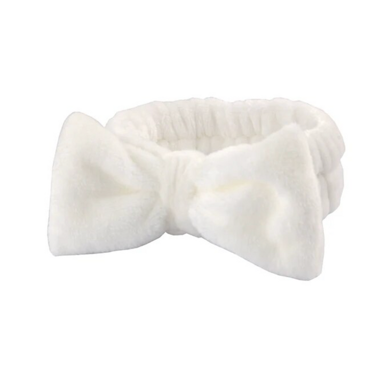 Bandeau protection cheveux et poignets pour le démaquillage