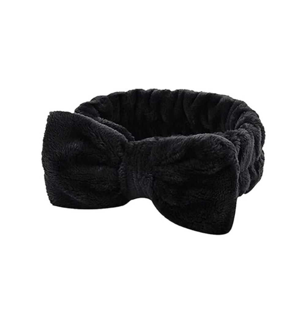 Bandeau protection cheveux et poignets pour le démaquillage