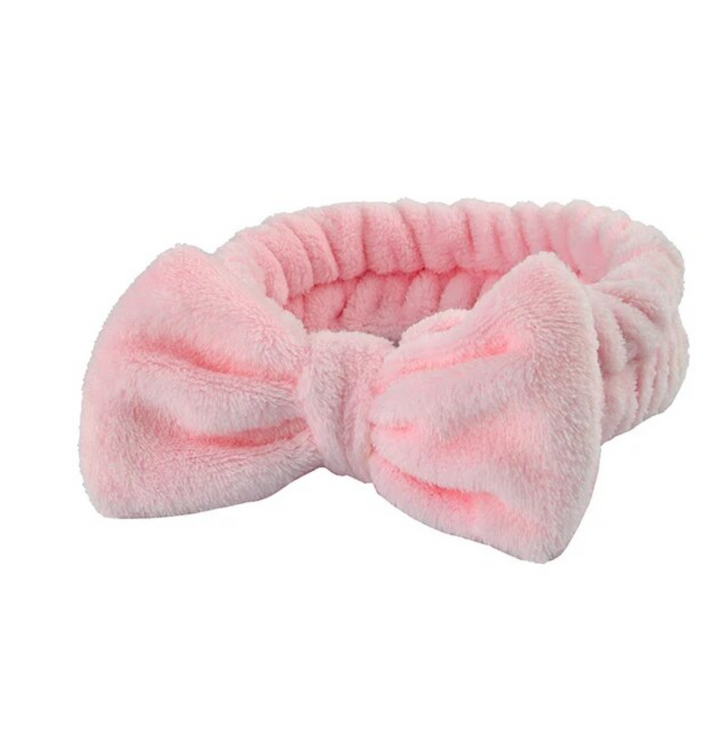 Bandeau protection cheveux et poignets pour le démaquillage